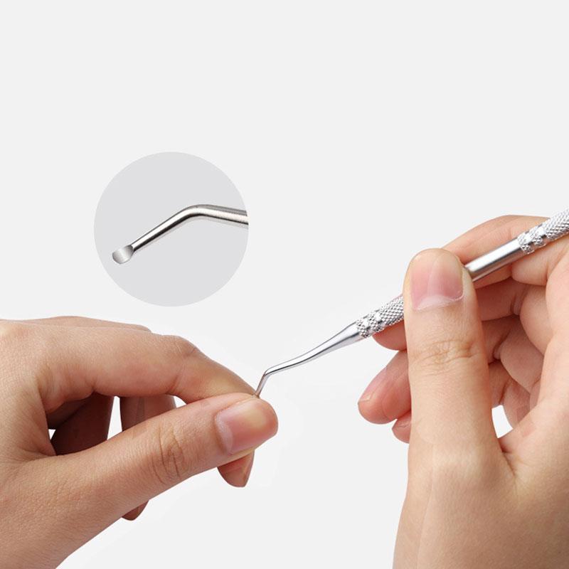 3 petits  outil d’ongles d’orteils incarnés en acier inoxydable, lime à ongles et lève-ongles, traitement des ongles chirurgical sûr Kit d’outils de pédicure Outils de nettoyage des ongles soulagement de la douleur