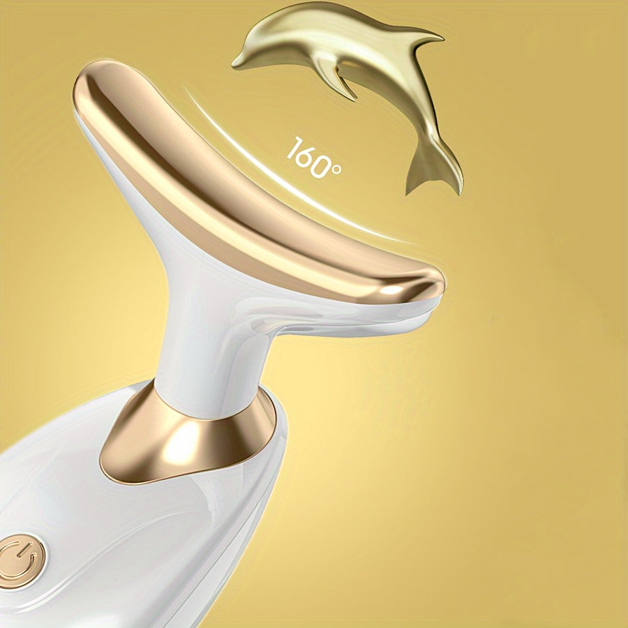 Cet appareil de beauté faciale électrique compact et portable dispose d’une fonction de massage vibrante et est alimenté par des piles AAA (comprend deux piles de taille 7).