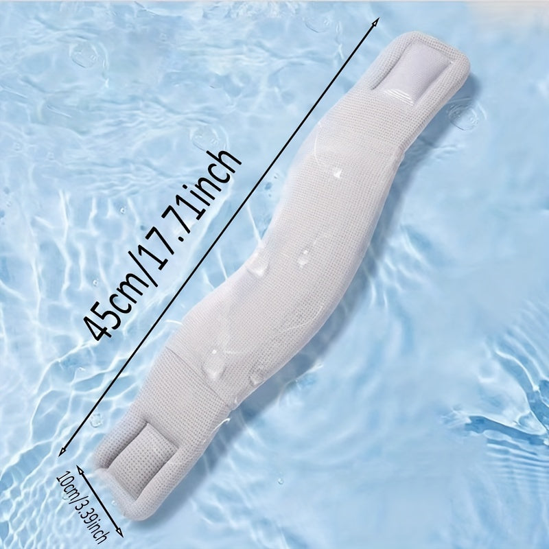 Attelle de cou respirante réglable pour la correction de la posture de la tête vers l’avant, support cervical en mousse à mémoire de forme douce avec design côtelé et sangles transparentes, protecteur de cou ergonomique portable