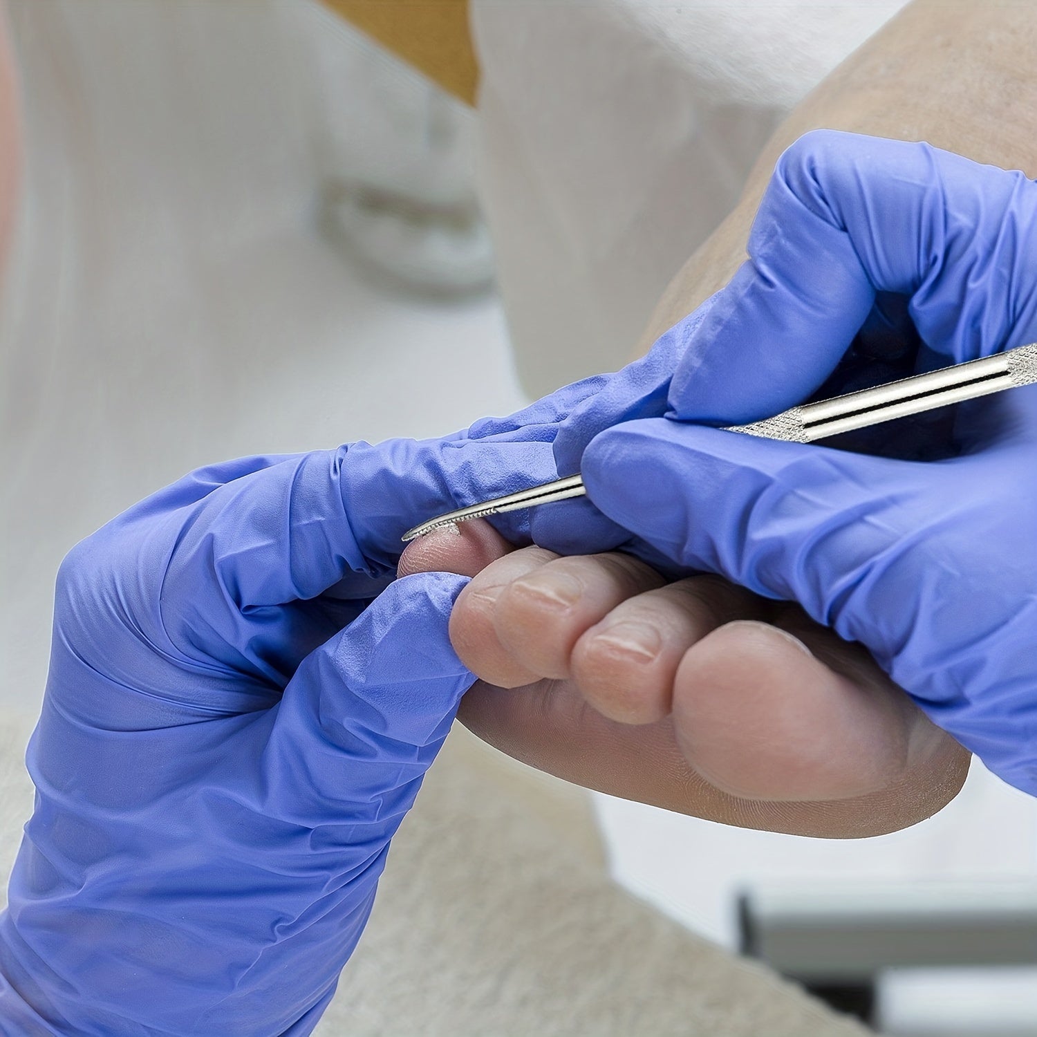 3 petits  outil d’ongles d’orteils incarnés en acier inoxydable, lime à ongles et lève-ongles, traitement des ongles chirurgical sûr Kit d’outils de pédicure Outils de nettoyage des ongles soulagement de la douleur